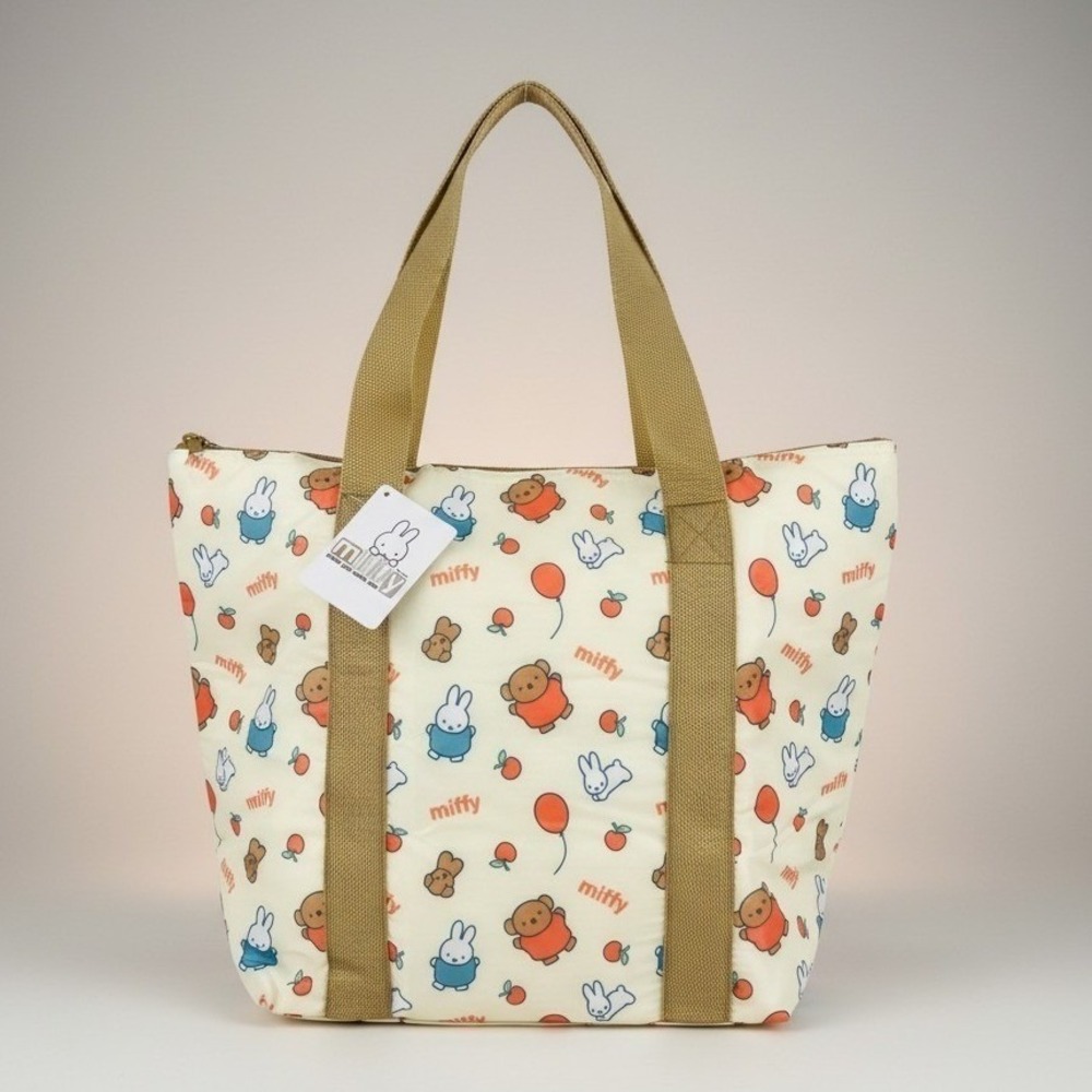 Miffy and Boris Insulated Big Horei Tote Bag Dick Bruna From Japan Kawaii NWT
